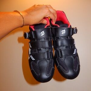 Peloton Black Cycling Shoes - Like New
